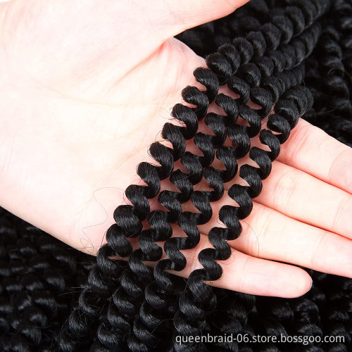 Smart Braid Ombre Synthetic Brown Spring Twist Braiding Hair Extension Crotchet Passion Twist Braids Hair